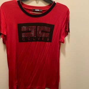 Red & Black Stylish T-Shirt: